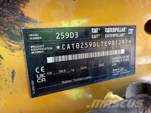 CAT 259D3 Мини товарачи
