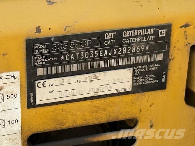 CAT 303.5ECR Мини екскаватори < 7 т