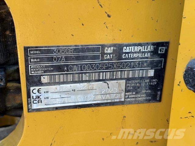 CAT 305 Мини екскаватори < 7 т
