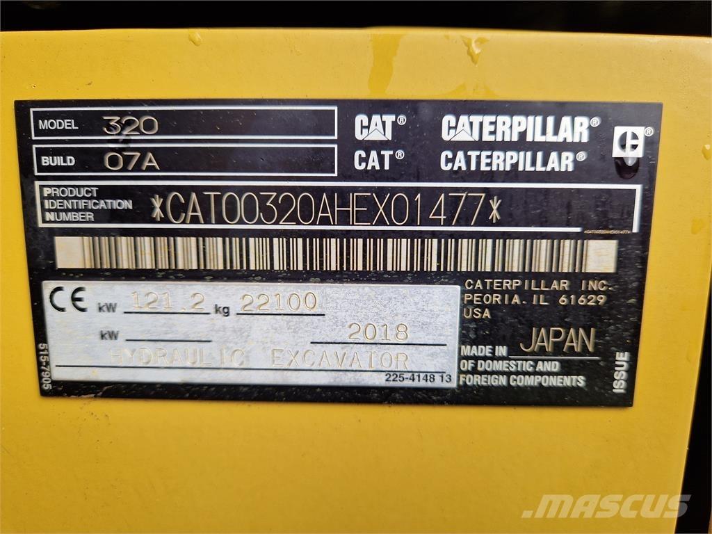 CAT 320 Верижен екскаватор