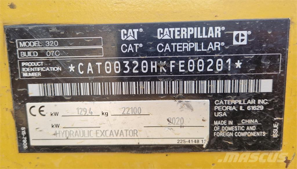 CAT 320 Верижен екскаватор