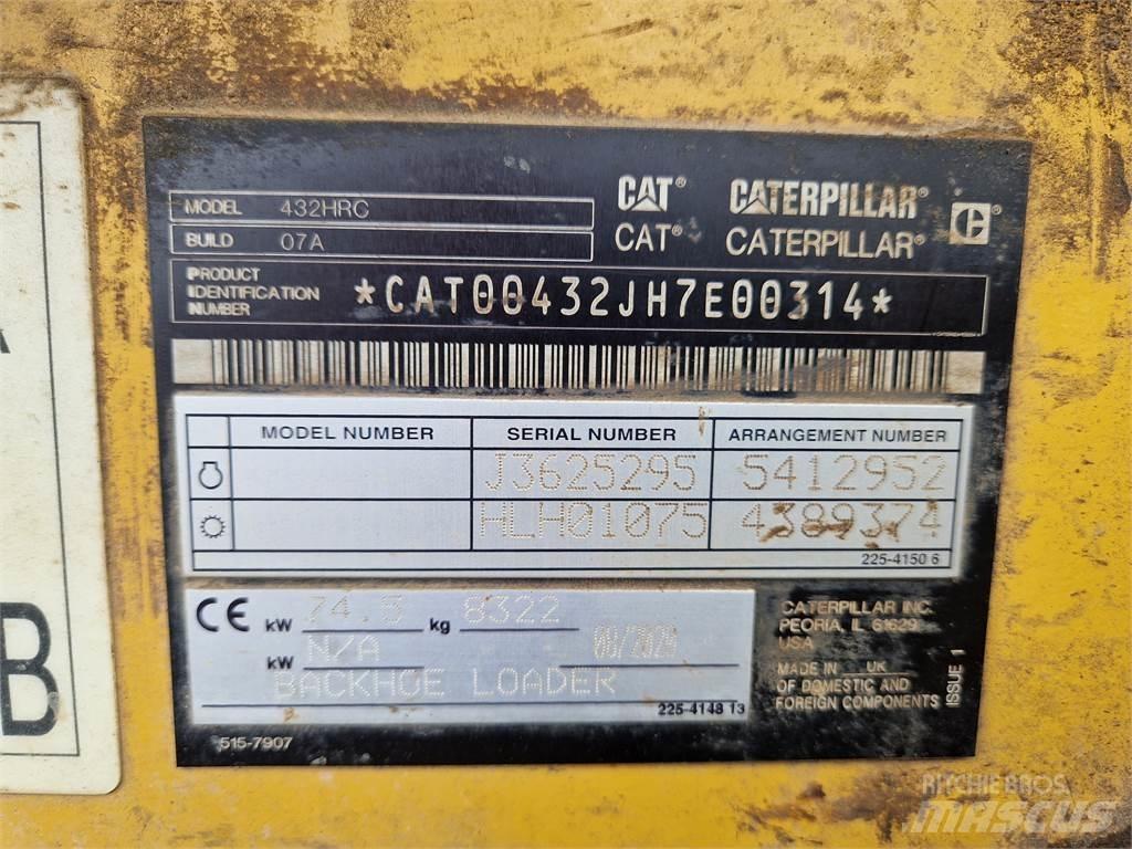 CAT 432-07 Товарач със заден ексватор