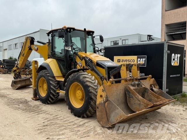 CAT 434-07 Товарач със заден ексватор