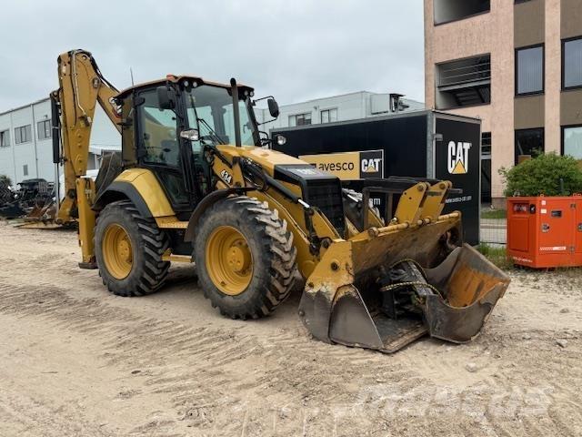 CAT 434-07 Товарач със заден ексватор