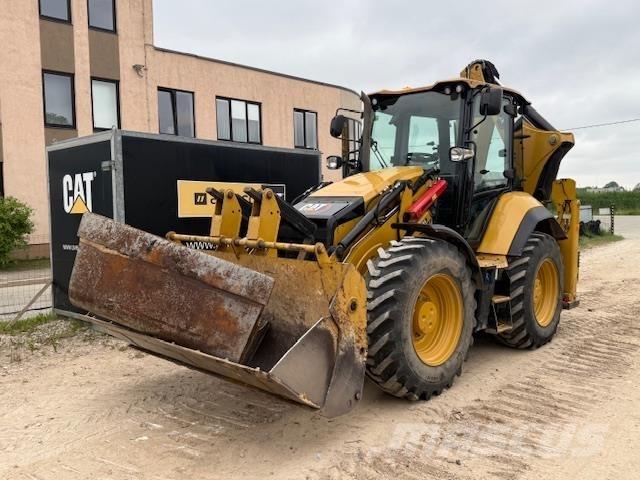 CAT 434-07 Товарач със заден ексватор