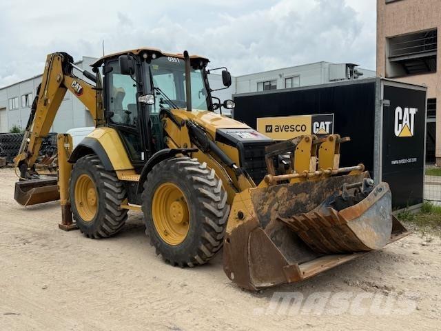 CAT 434-07 Товарач със заден ексватор