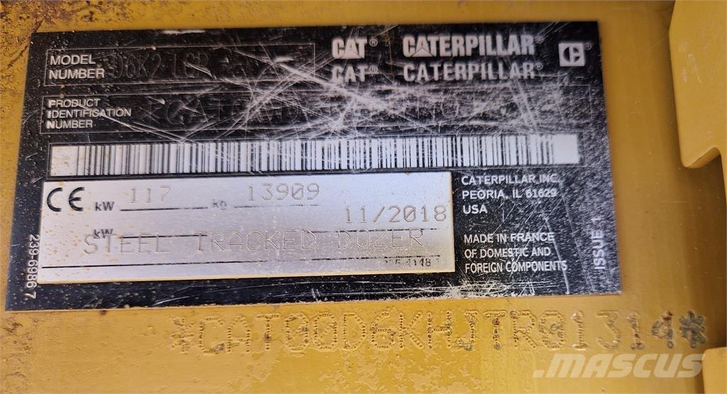 CAT D6K2 Верижни булдозери
