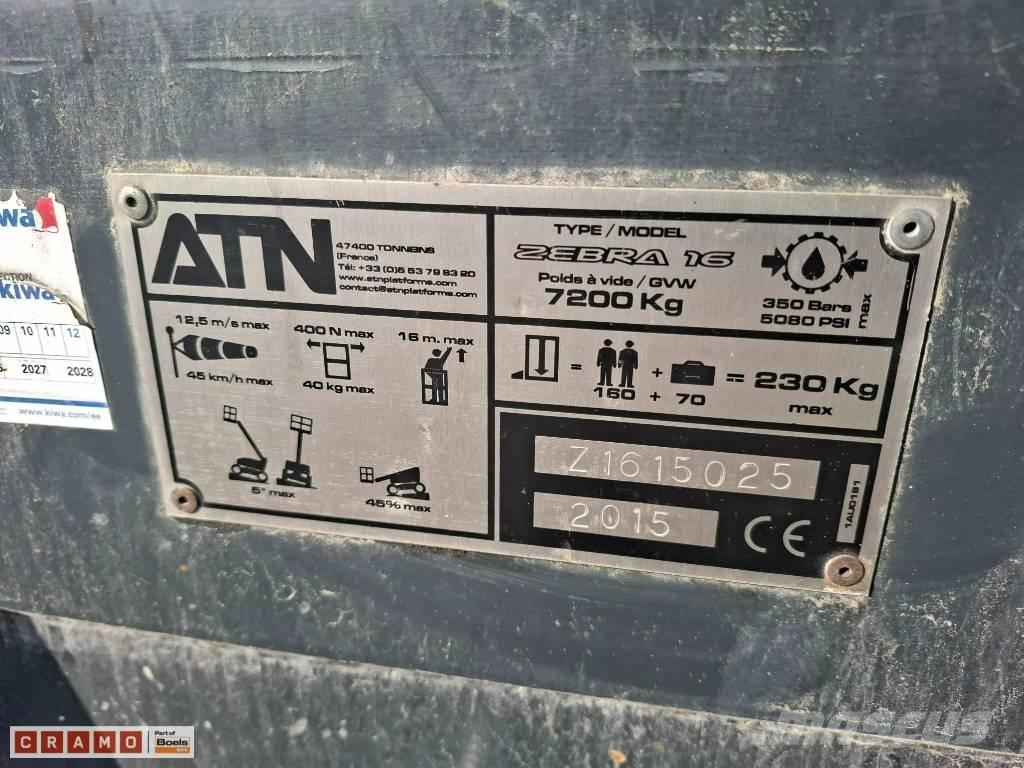 ATN Zebra 16 Съчленени стрелови подемници