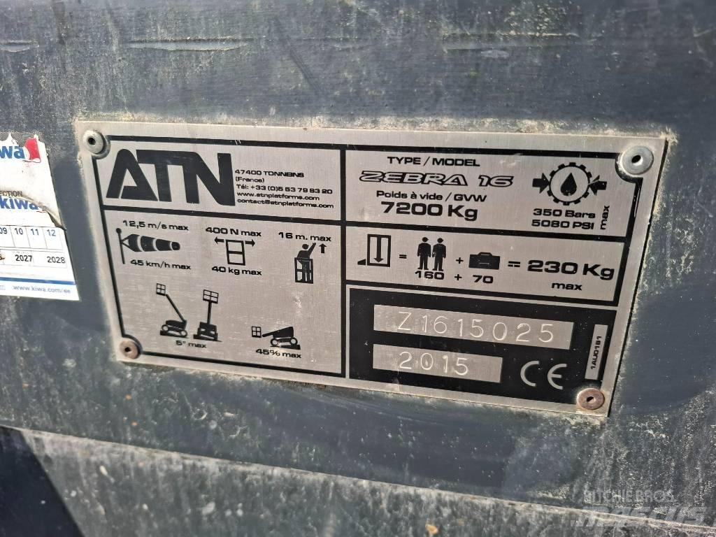 ATN Zebra 16 Съчленени стрелови подемници