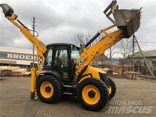 JCB 4 CX Товарач със заден ексватор