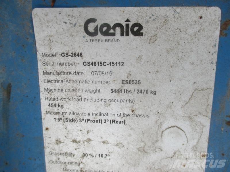Genie GS 2646 Ножични работни платформи