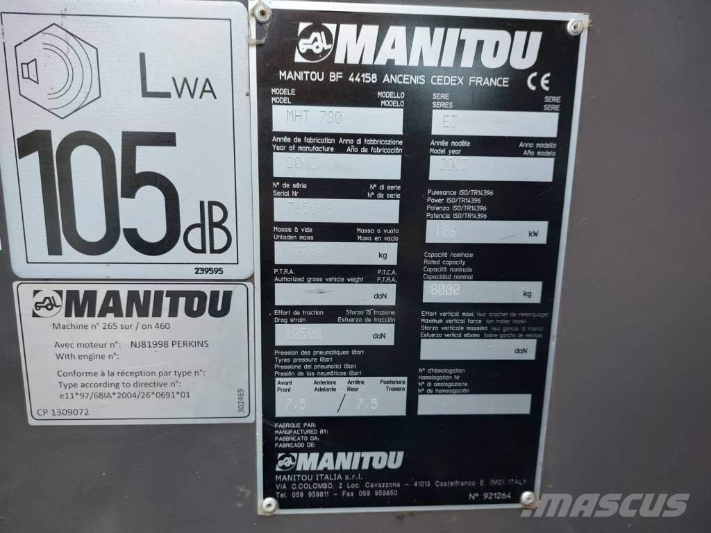 Manitou MHT 780 Телескопични товарачи