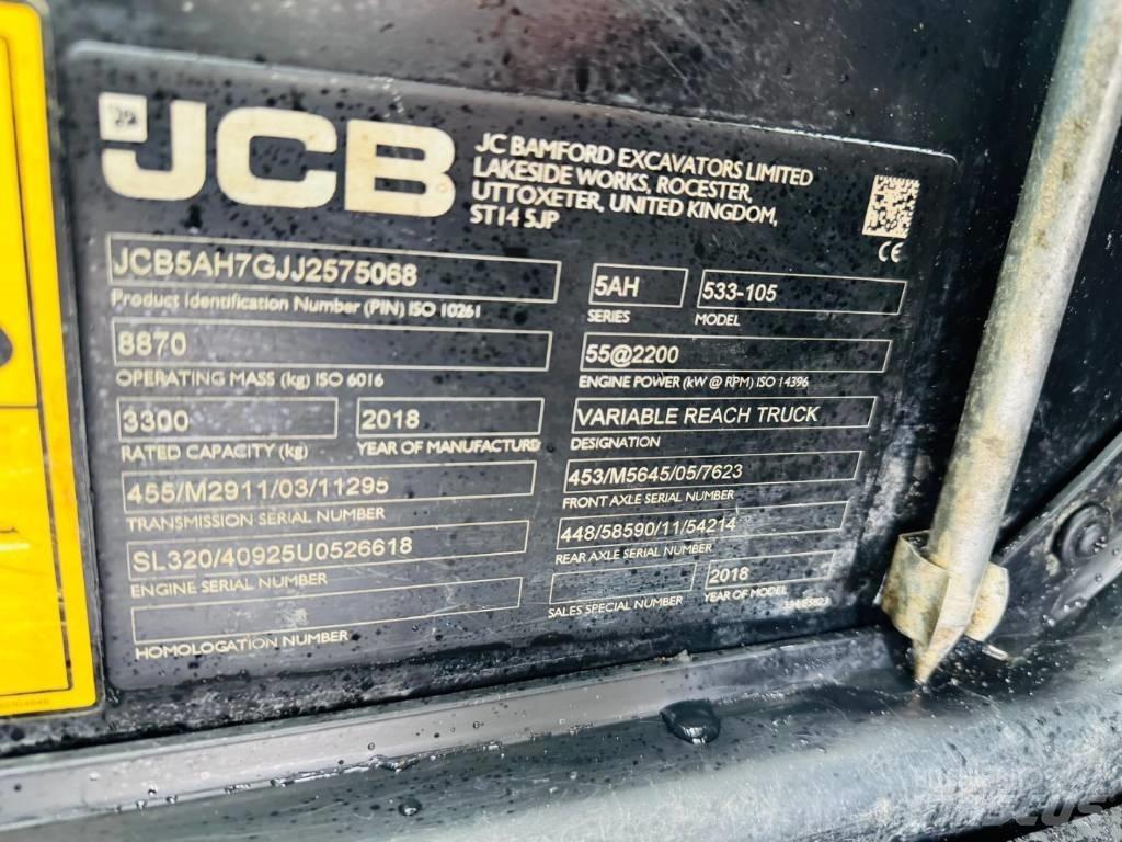 JCB 533-105 Телескопични товарачи
