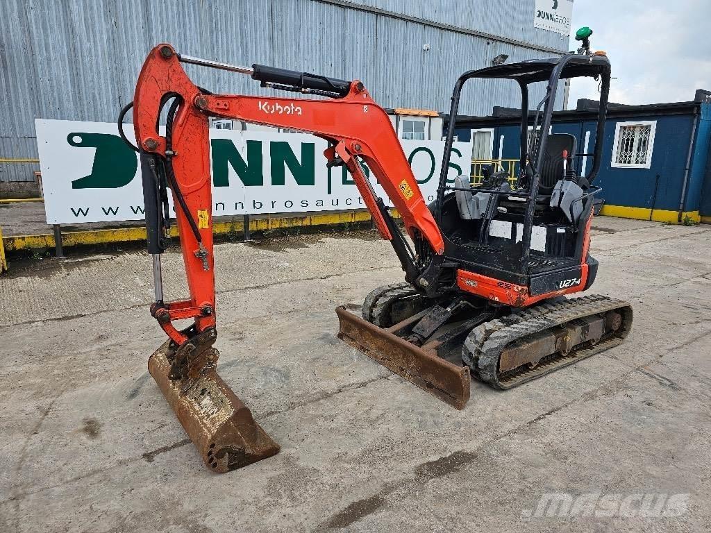 Kubota U 27-4 Мини екскаватори < 7 т
