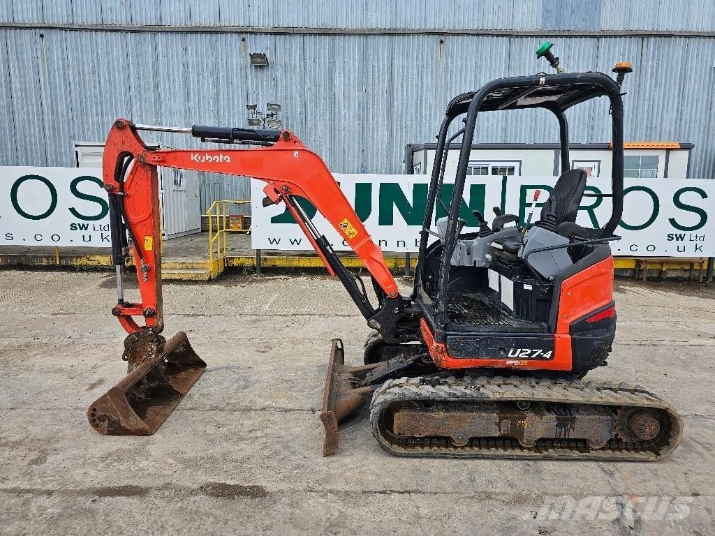 Kubota U 27-4 Мини екскаватори < 7 т