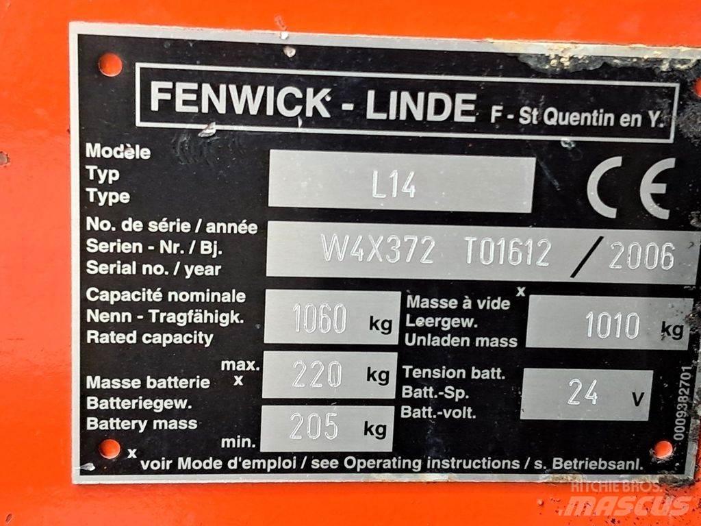 Linde L14 Колички високоповдигачи с теглич