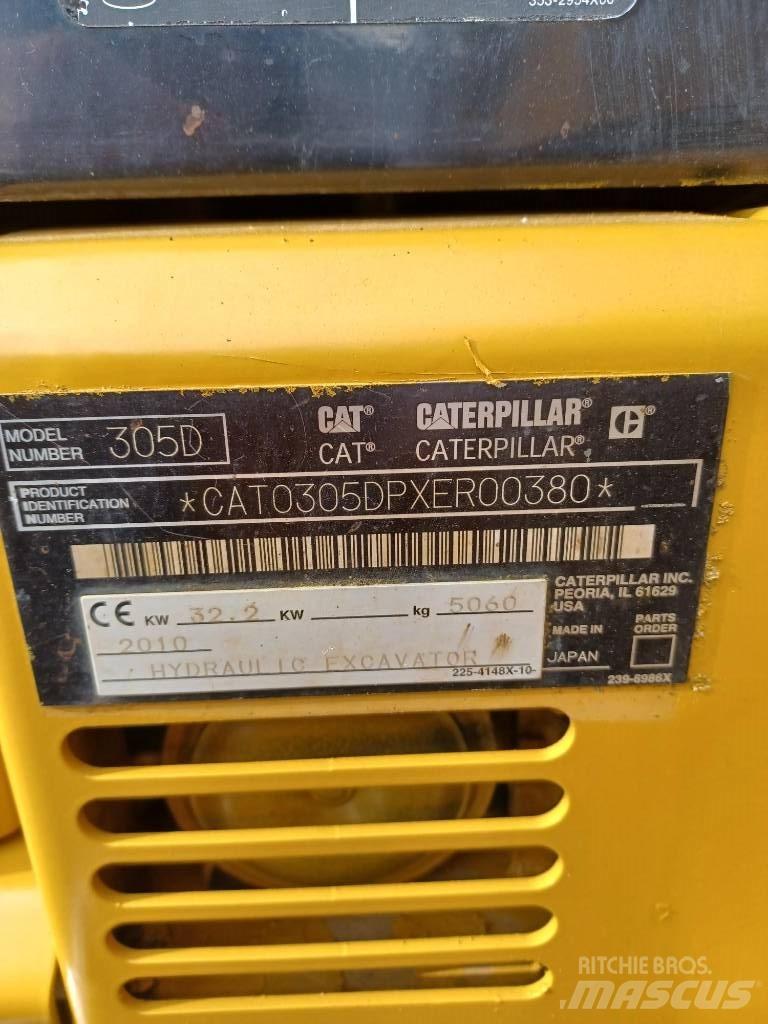 CAT 305 Мини екскаватори < 7 т