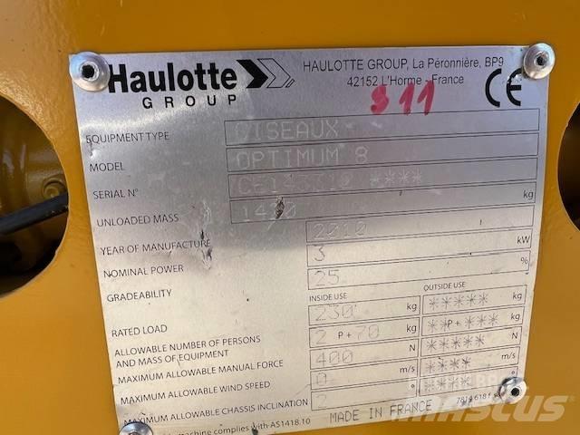 Haulotte Optimum  8 Ножични работни платформи