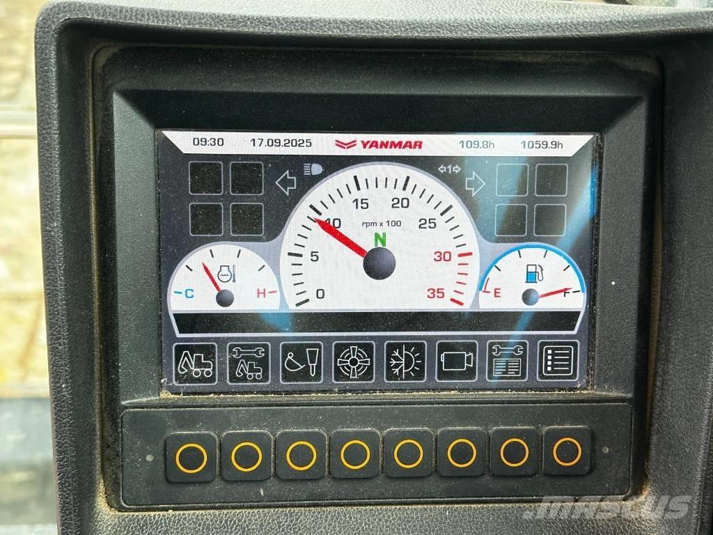 Yanmar B 110 W Колесни екскаватори