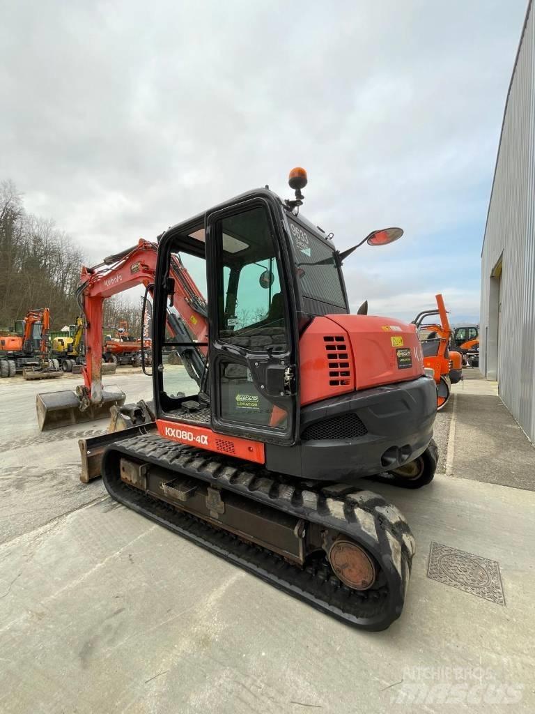 Kubota KX 080-4 Средни екскаватори 7т - 12т