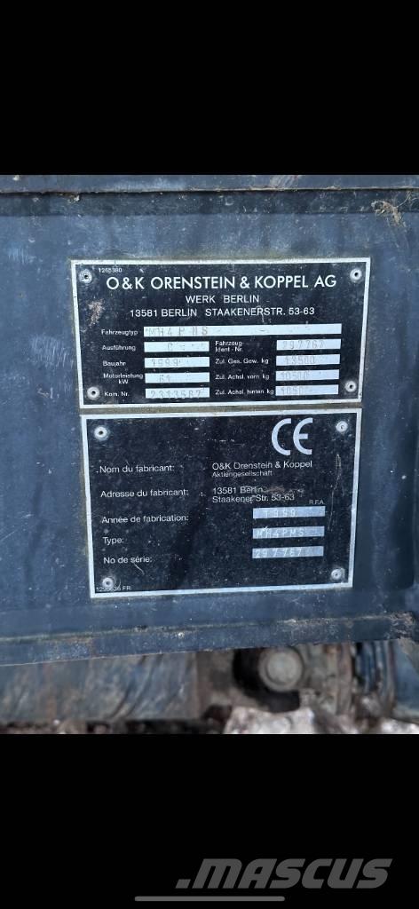 O&K MH 4 PMS Колесни екскаватори