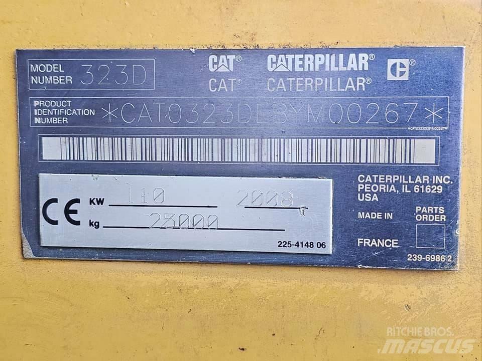 CAT 323 D L Верижен екскаватор