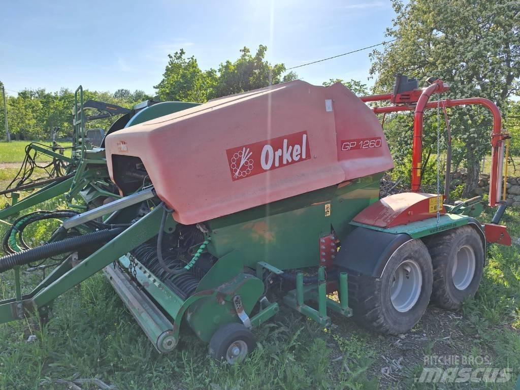 Orkel GP1260 Сламопреси за кръгли бали
