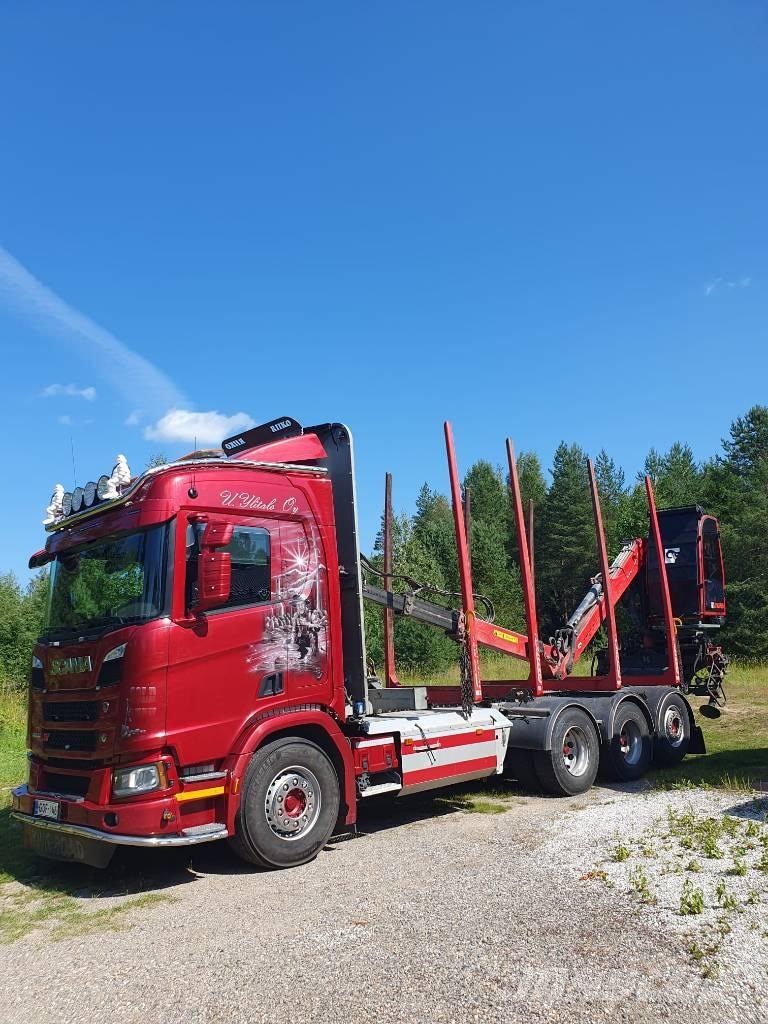 Scania R 650 За превоз на дървени трупи