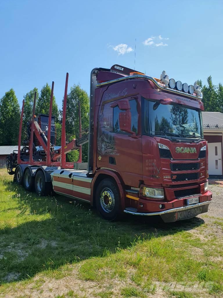 Scania R 650 За превоз на дървени трупи