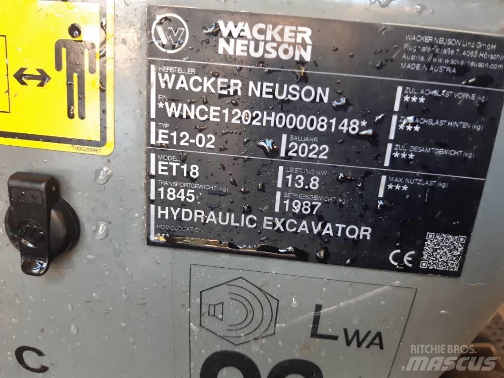 Wacker Neuson ET18 Верижен екскаватор