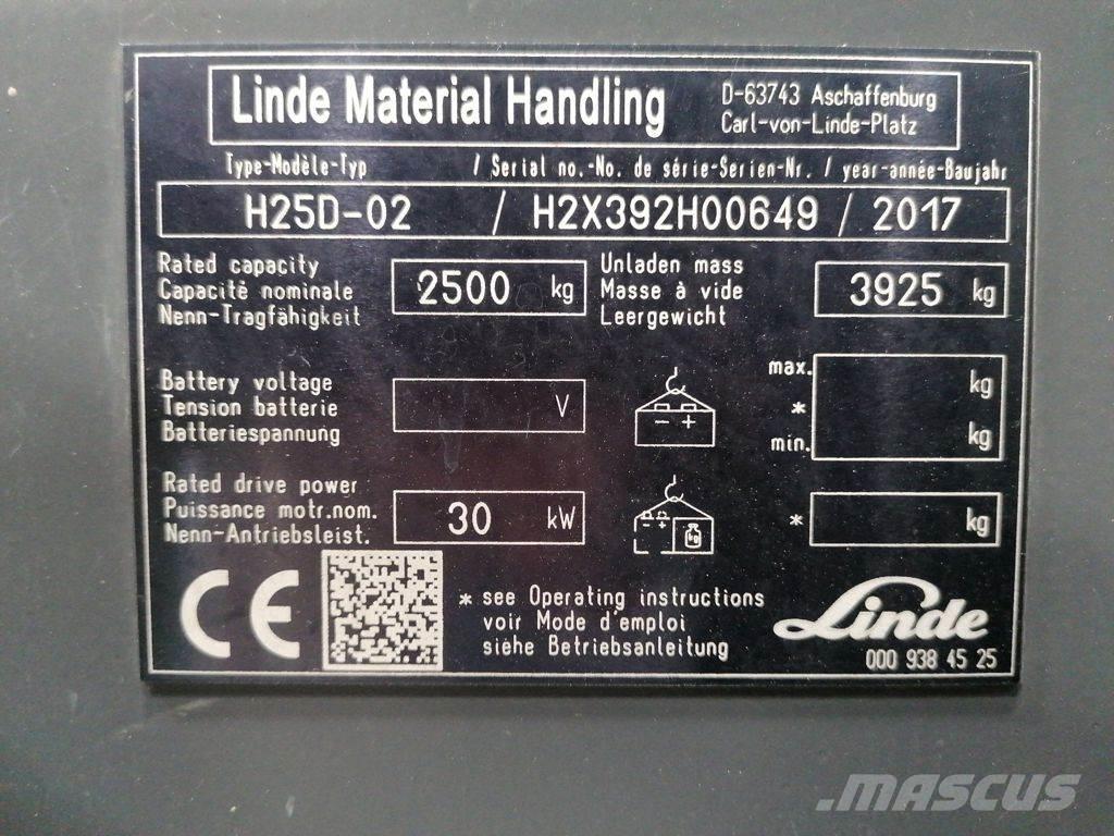 Linde H25D-02 Дизелови камиони