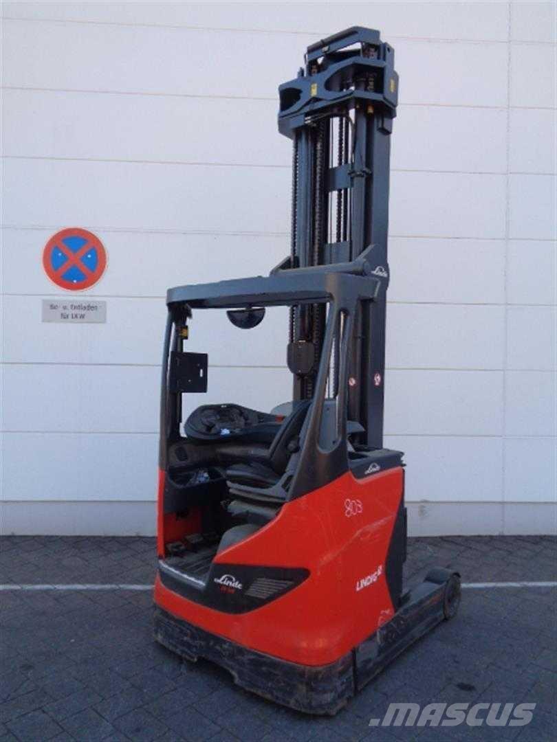 Linde R14HD Ретрак/ Високоповдигач с изместване на вилката напред