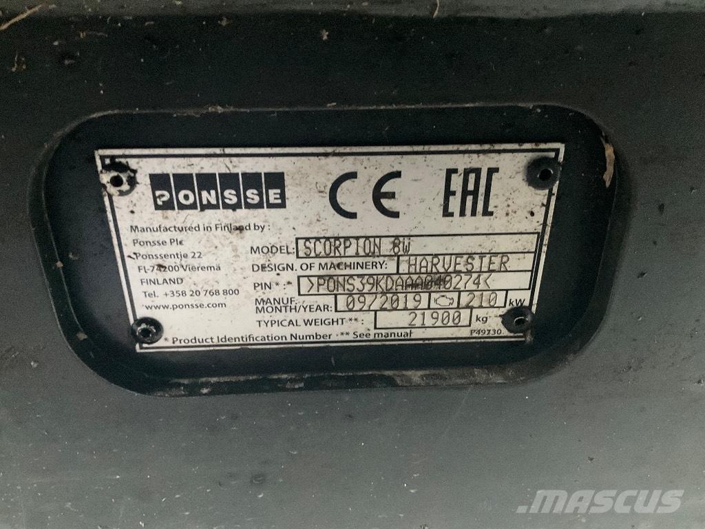 Ponsse Scorpion Харвестери