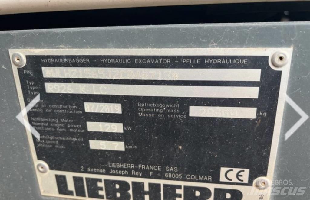 Liebherr R 926 KLC Верижен екскаватор