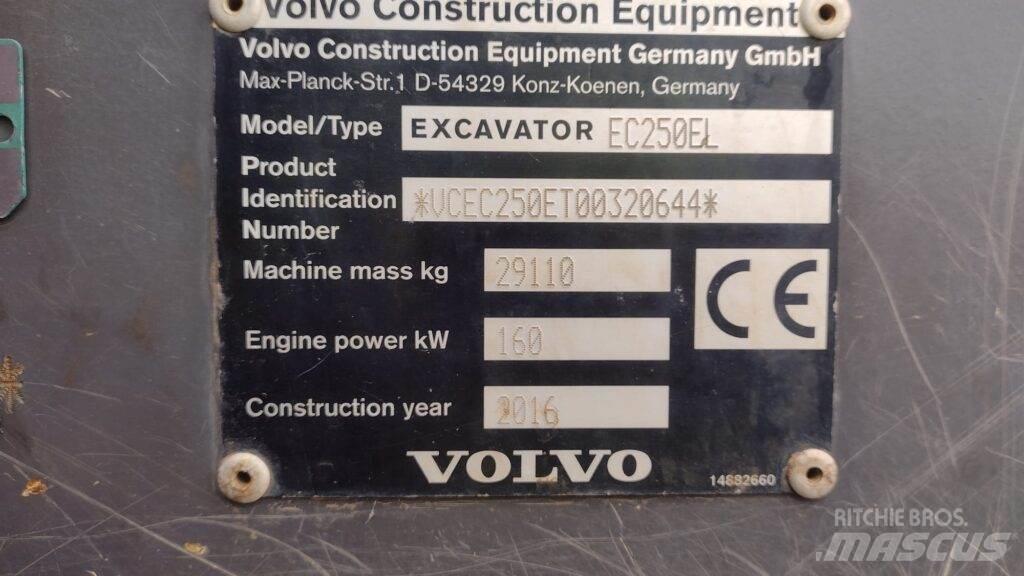 Volvo EC250EL Верижен екскаватор