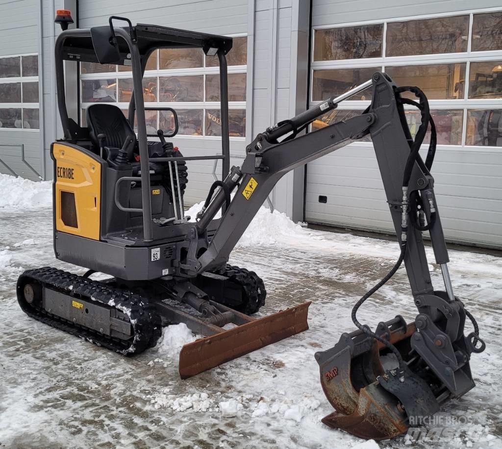 Volvo ECR18E Мини екскаватори < 7 т