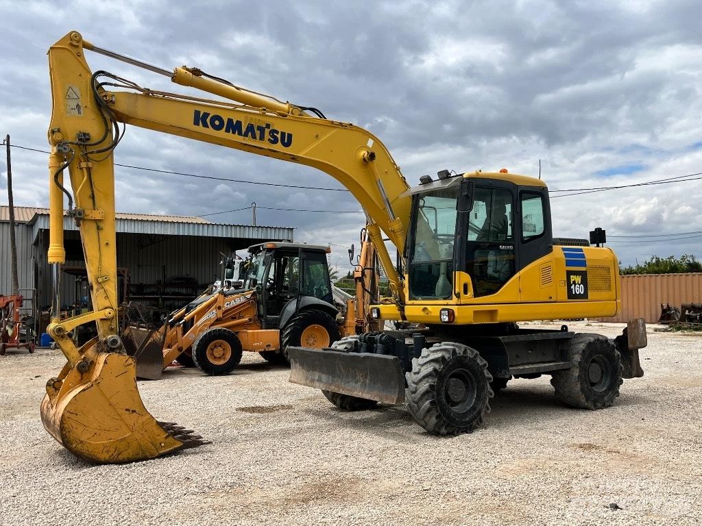 Komatsu PW 160 Колесни екскаватори