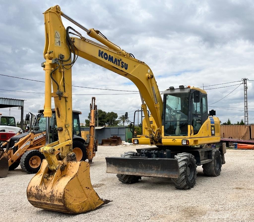 Komatsu PW 160 Колесни екскаватори