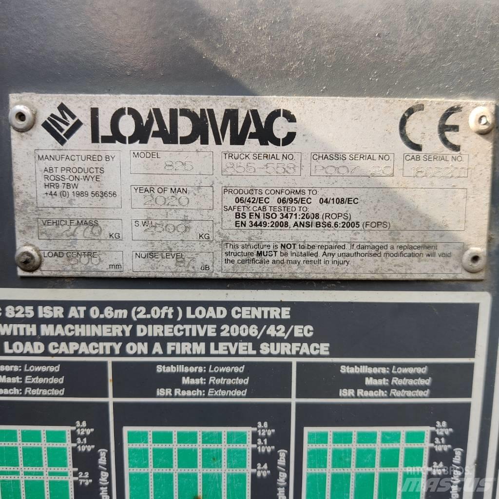  Loadmac 825 Моторизирани високоповдигачи с открити платформи