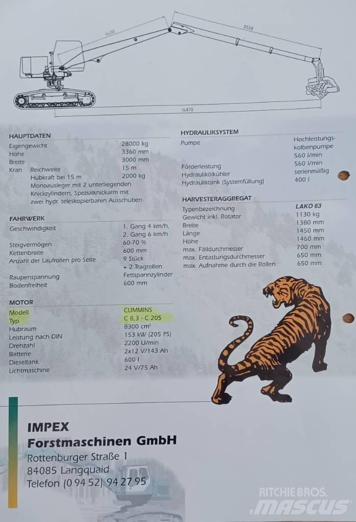 Impex Königstiger Харвестери