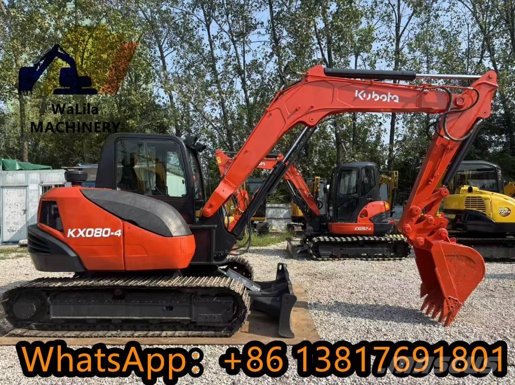 Kubota KX 080-4 Мини екскаватори < 7 т