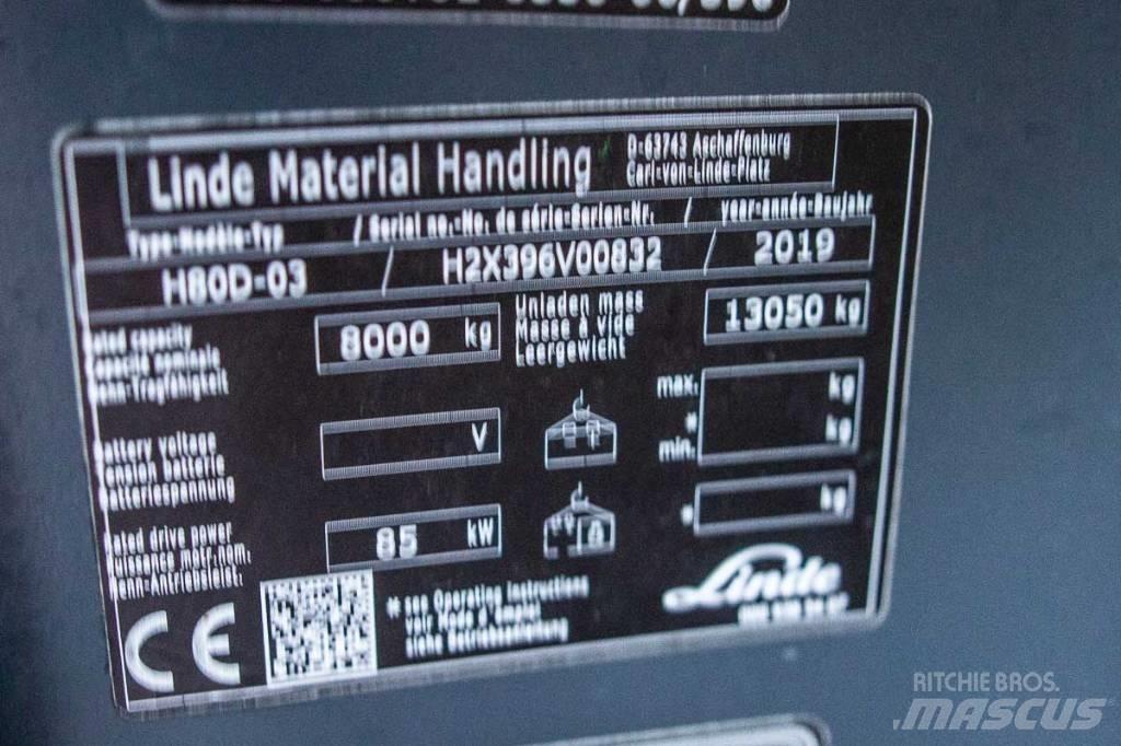 Linde H 80 D-03 Дизелови камиони