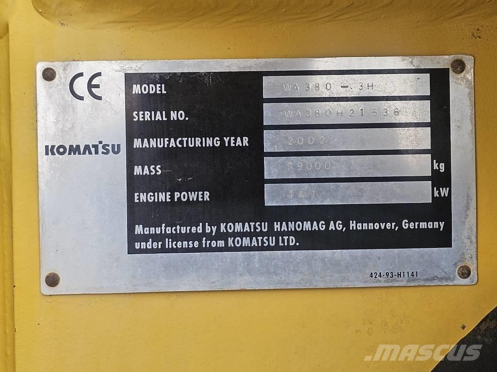 Komatsu WA 380-3H Колесни товарачи