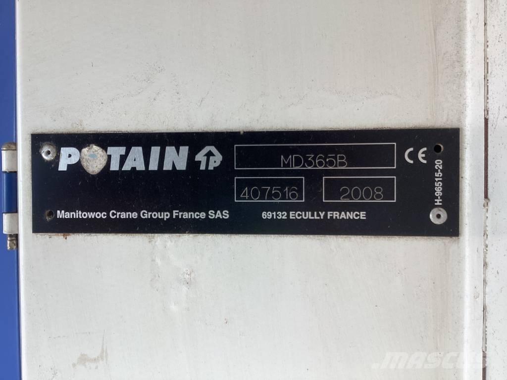 Potain MD365B Мачтови кранове