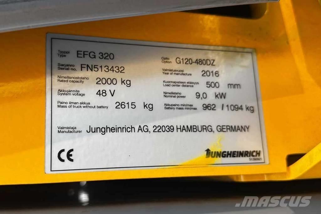 Jungheinrich EFG 320 Електрически вилични кари-повдигачи