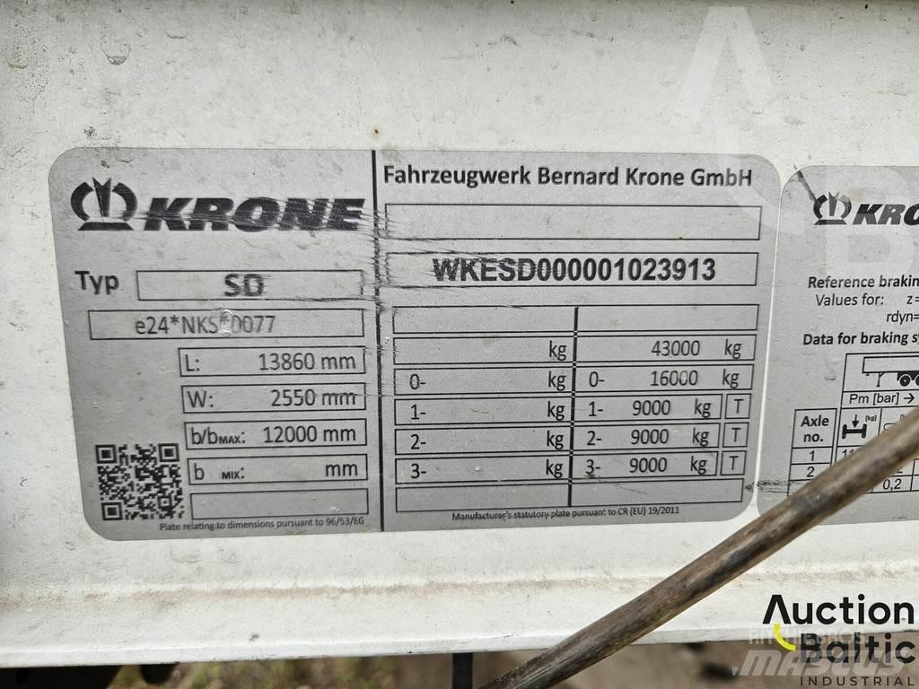Krone SK 3855 Брезентови полуремаркета
