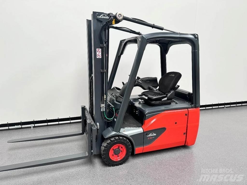 Linde 386 E 16-02 Електрически вилични кари-повдигачи