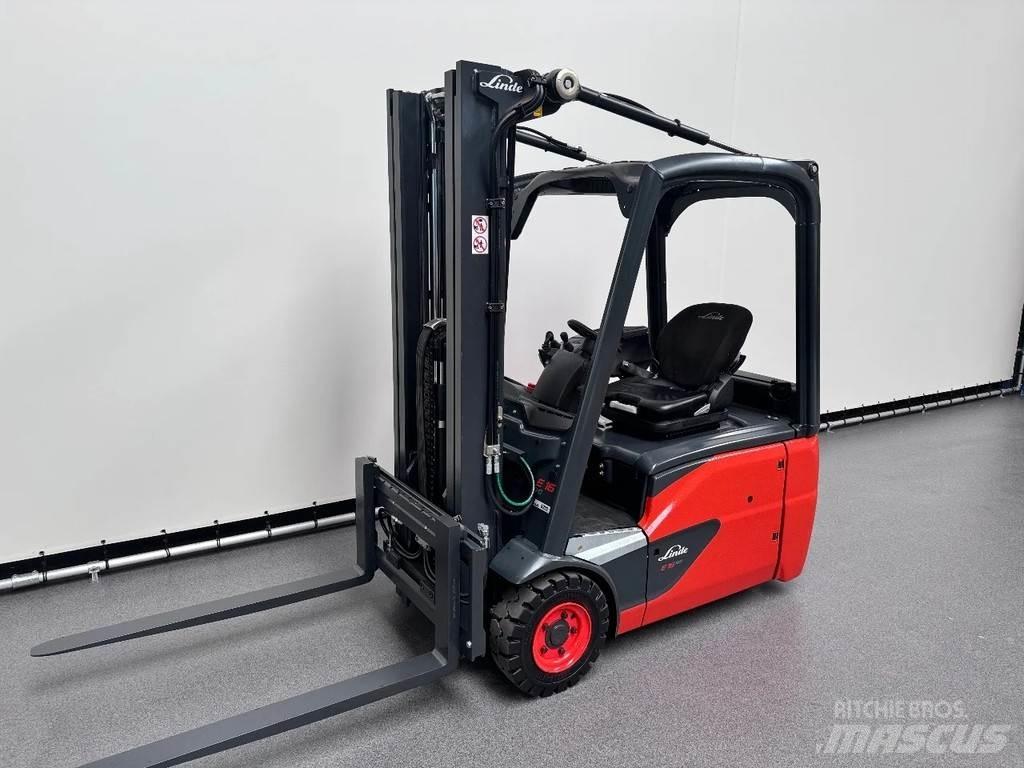 Linde 386 E 16-02 Електрически вилични кари-повдигачи