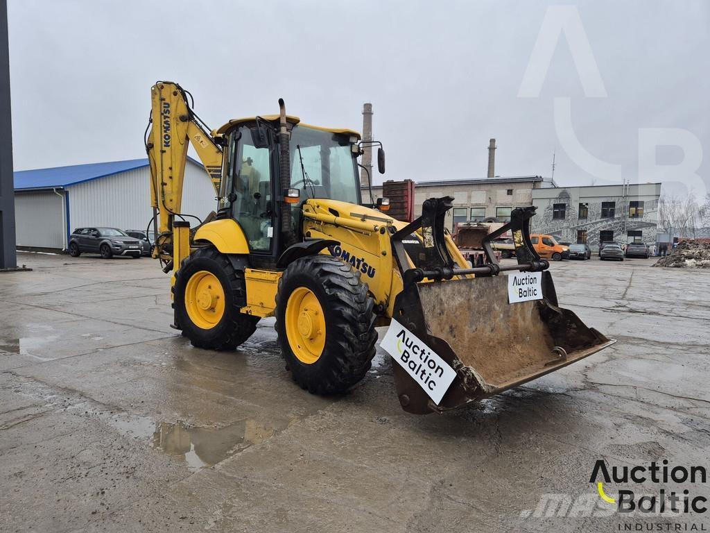 Komatsu WB93S-5 Товарач със заден ексватор