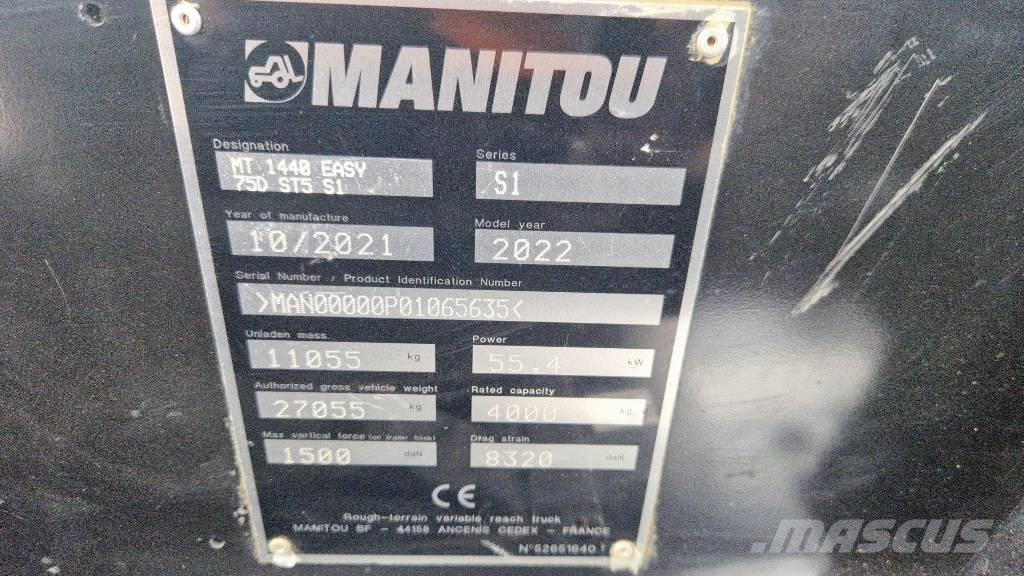 Manitou MT 1440 Телескопични товарачи